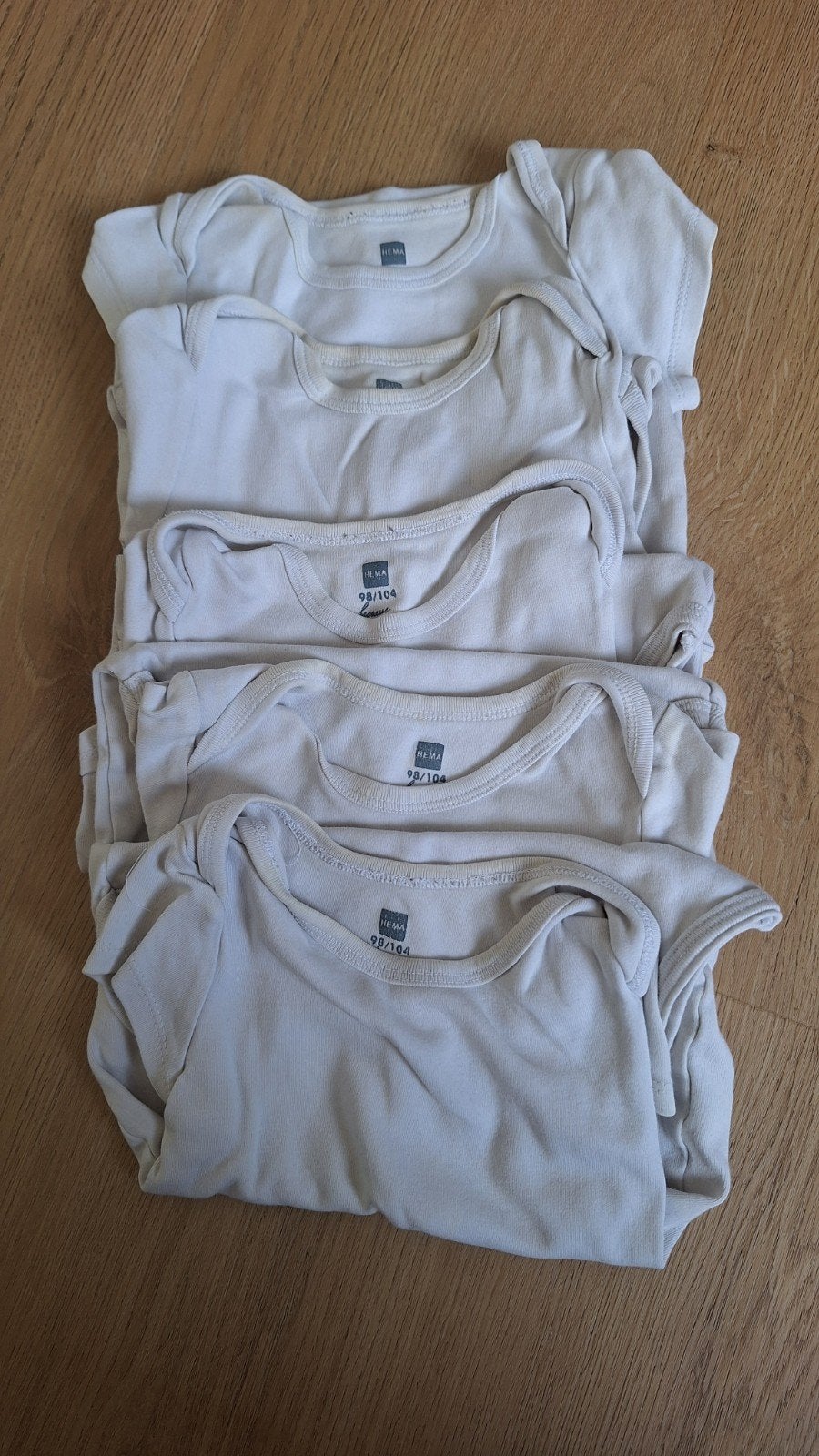 Romperpakket - 5 stuks - maat 98/104, Nacht- of Onderkleding, Gebruikt, Jongen of Meisje, Ophalen of Verzenden