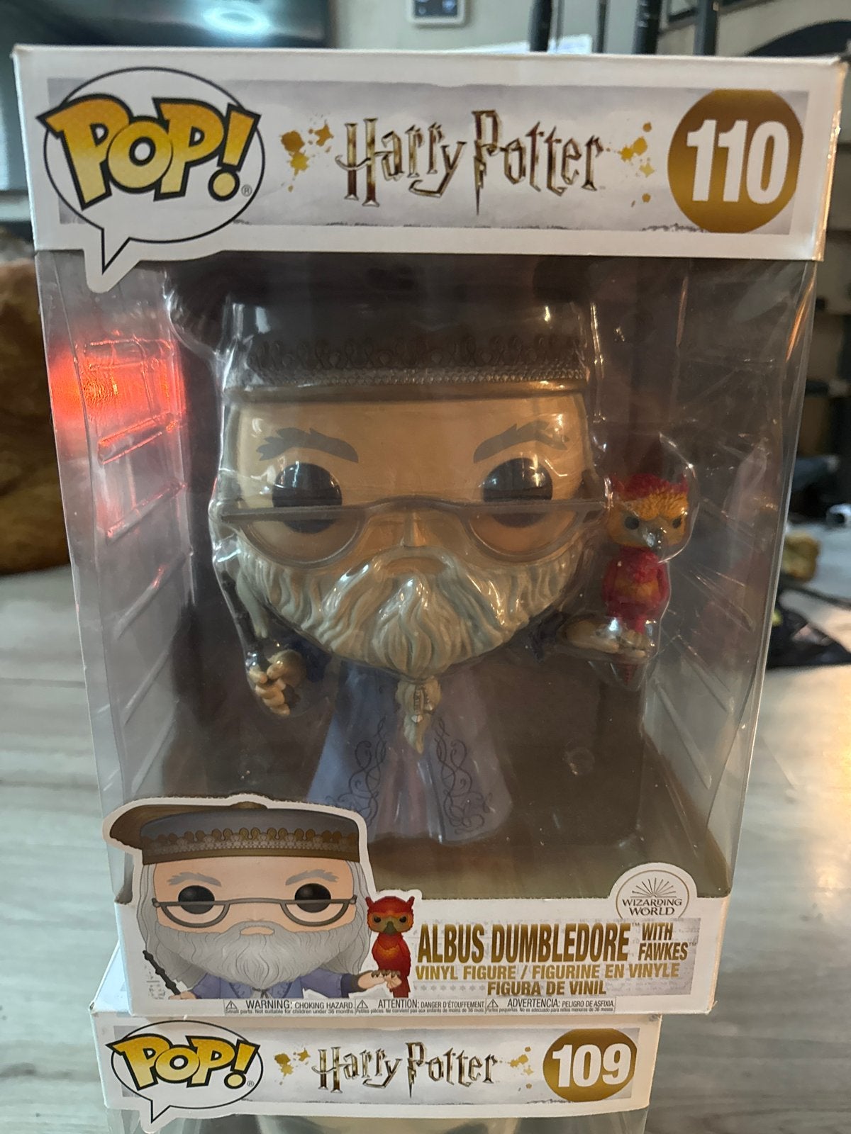 Funko Pop! Harry Potter Albus Dumbledore met Fawkes #110, Ophalen, Nieuw