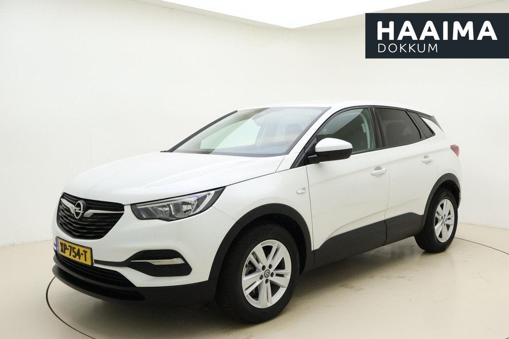 Opel Grandland X 1.2 Turbo Online Edition | Apple carplay/An, Auto's, Opel, Voorwielaandrijving, Stof, Gebruikt, Euro 6