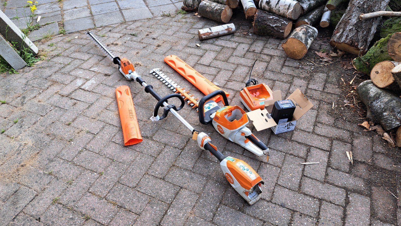 Stihl HSA 100 en HLA 66 (accu) heggenschaar set, Tuin en Terras, Heggenscharen, Ophalen, Stihl, Accu, HSA 100 en HLA 66