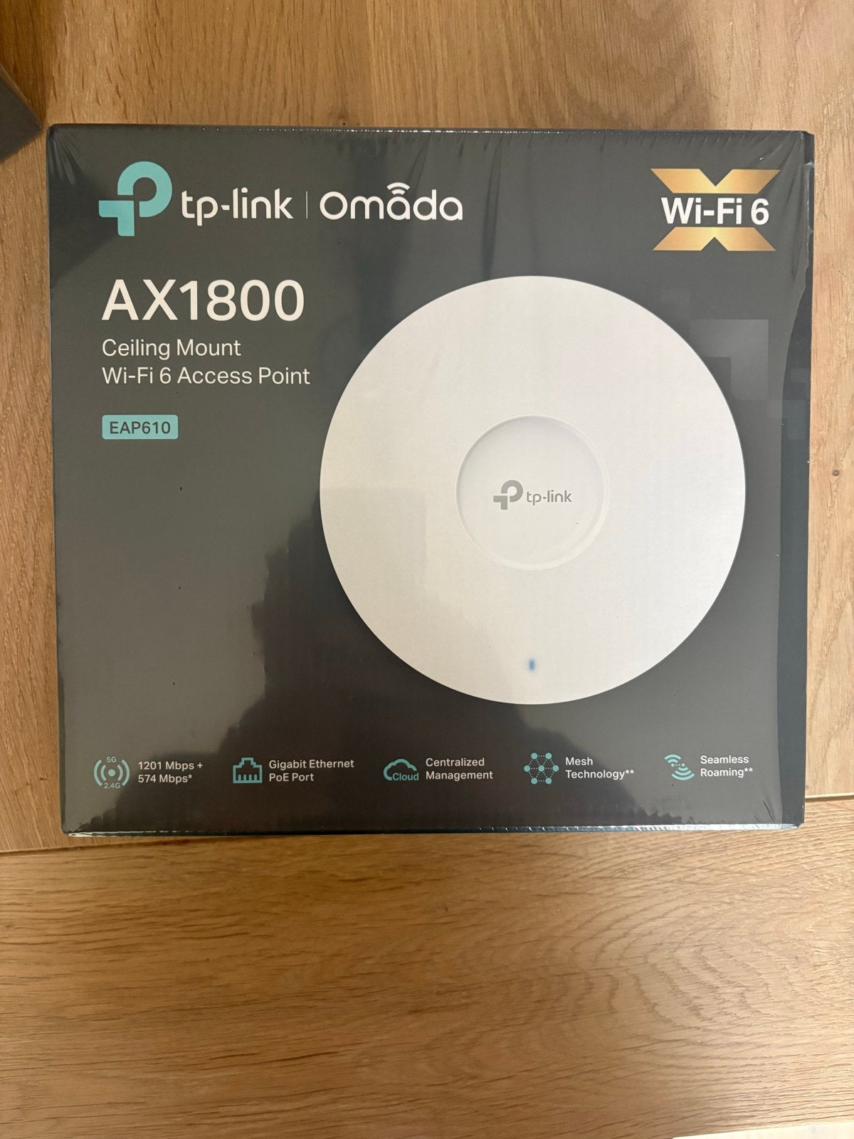 TP-Link Omada EAP610 AX1800 Wi-Fi 6 Plafond Access Point, Computers en Software, Ophalen of Verzenden, Nieuw