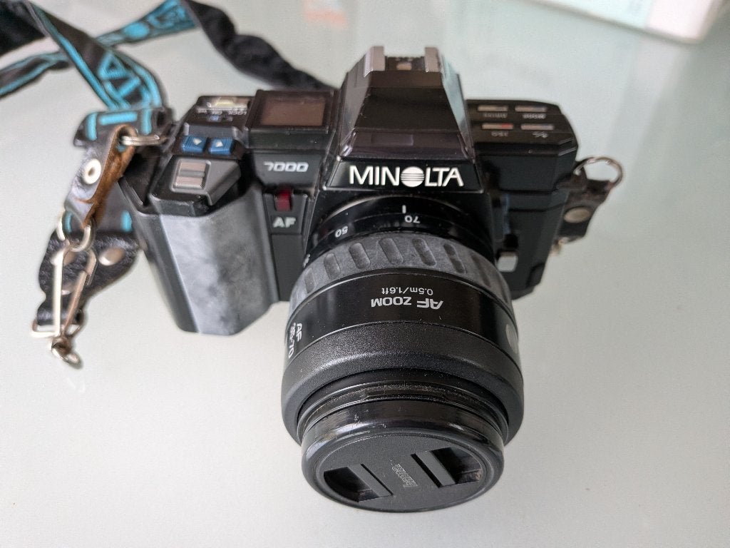 Minolta 7000 af + objectief, Ophalen, Gebruikt, Spiegelreflex, Minolta