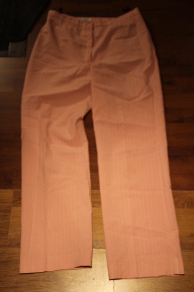 broek rose met wit streepje, Maat 38/40 (M), Rene freres, Ophalen of Verzenden, Roze