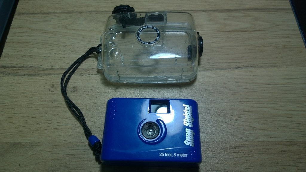 Snap Sights onderwater camera analoog, Ophalen, Gebruikt, Compact, Overige Merken