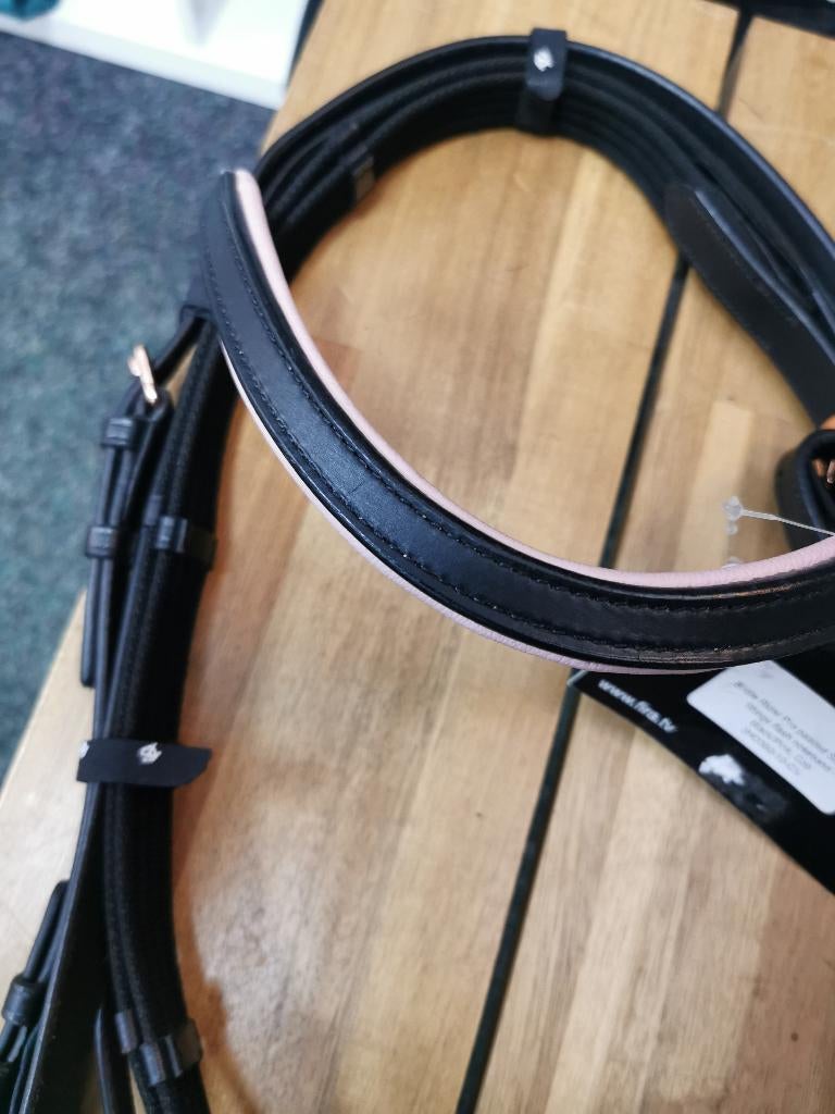 Hoofdstel rider pro cob roze/zwart, Eu, Eu, Nieuw, Ophalen of Verzenden