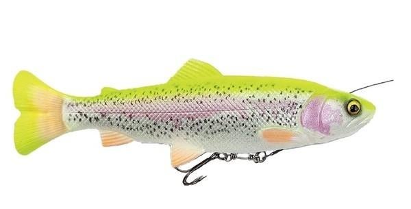 SG 4D Line Thru Pulsetail Trout 20cm/102g (Slow Sink) Lemon, Watersport en Boten, Hengelsport | Roofvissen, Tinstraat, Savage Gear