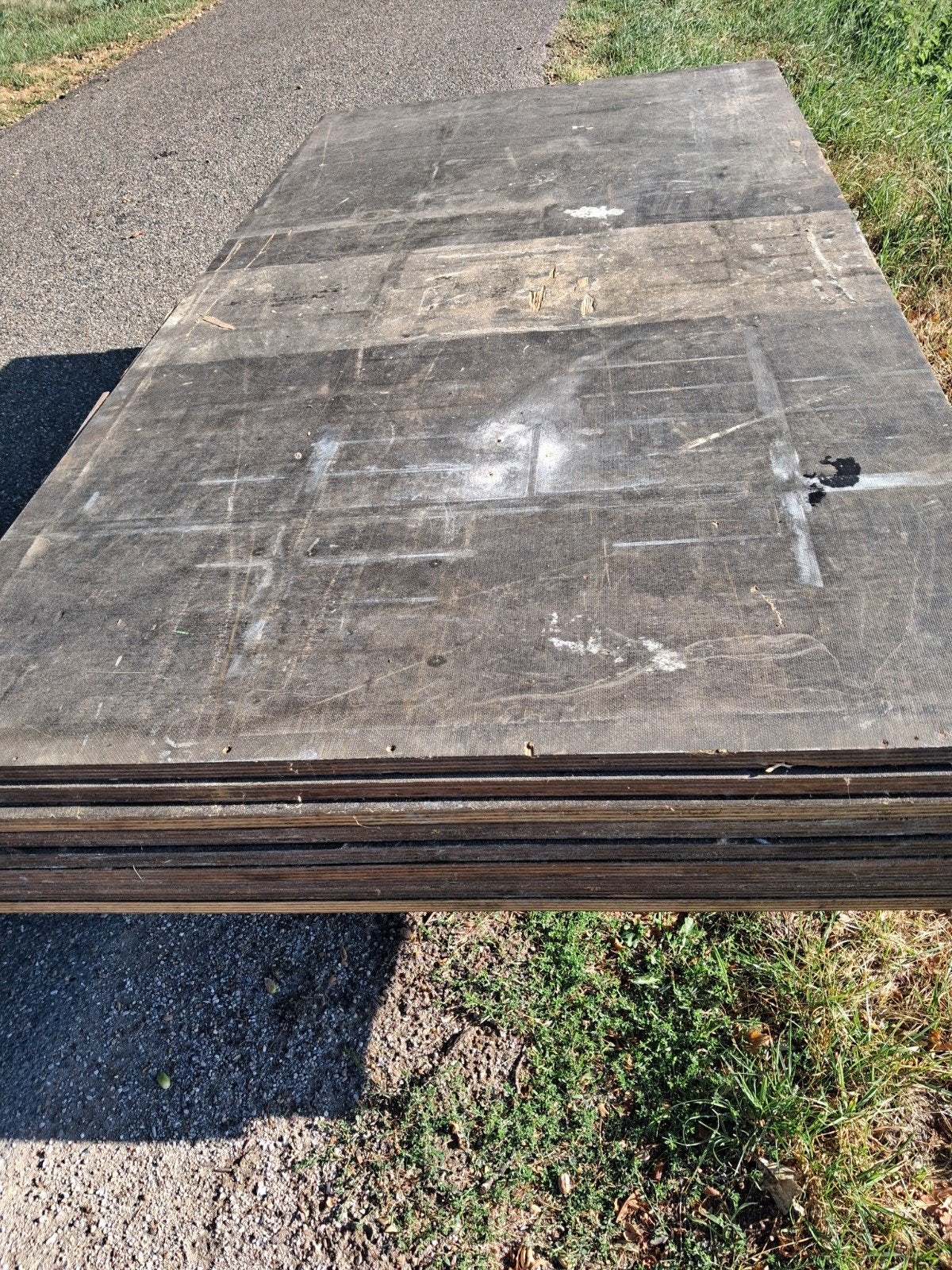 multiplex platen, Ophalen, Hout