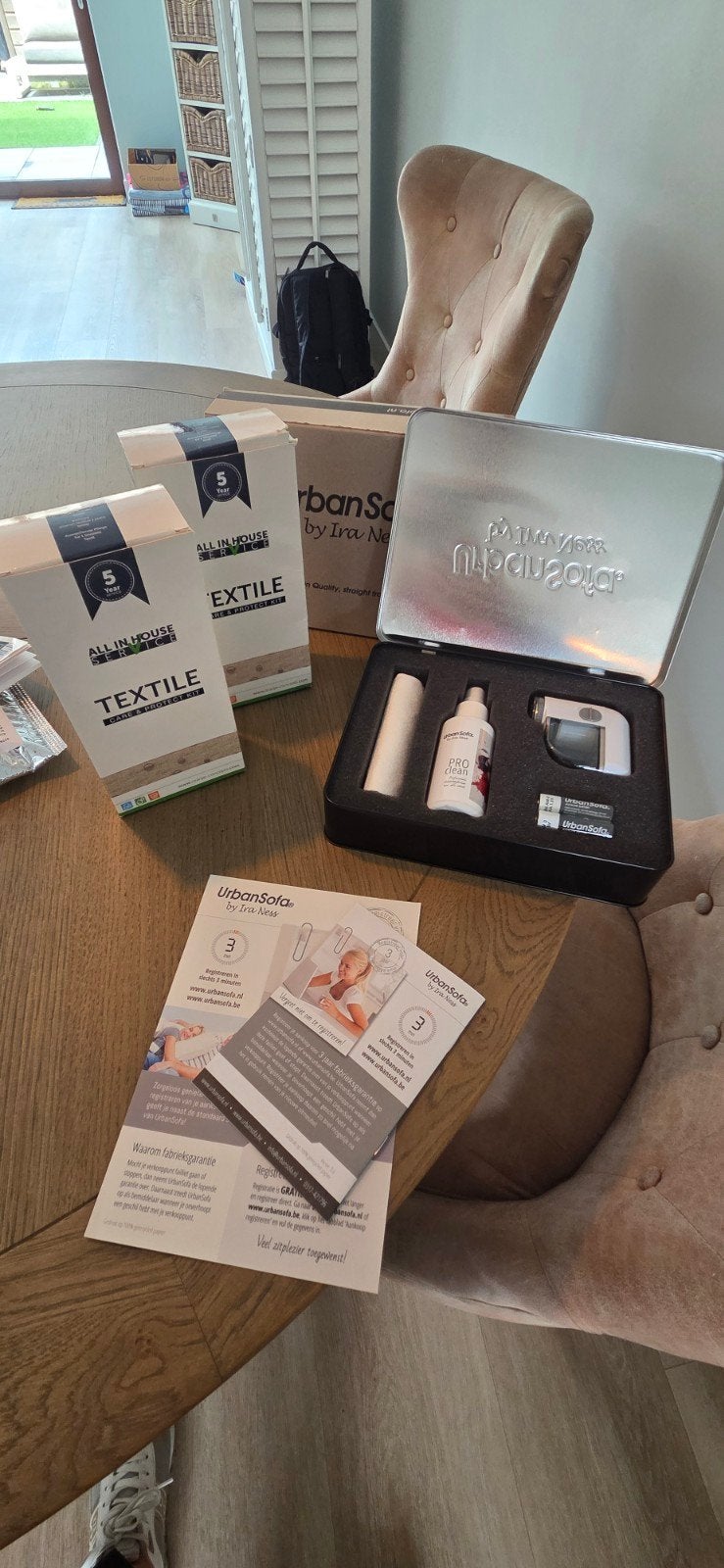 Uitgebreide UrbanSofa Textile Care & Protect Kit - Nieuw, Ophalen of Verzenden, Nieuw
