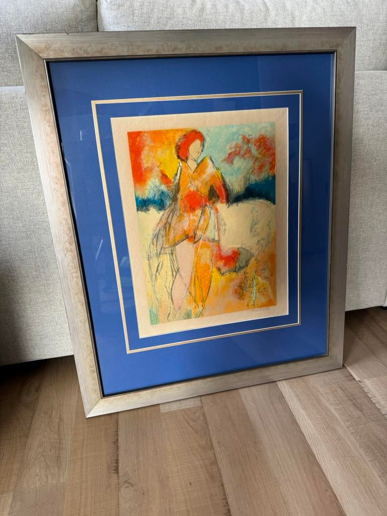 Schilderij Arthur Bernard “Standing alone” handgesigneerd, Antiek en Kunst, Ophalen