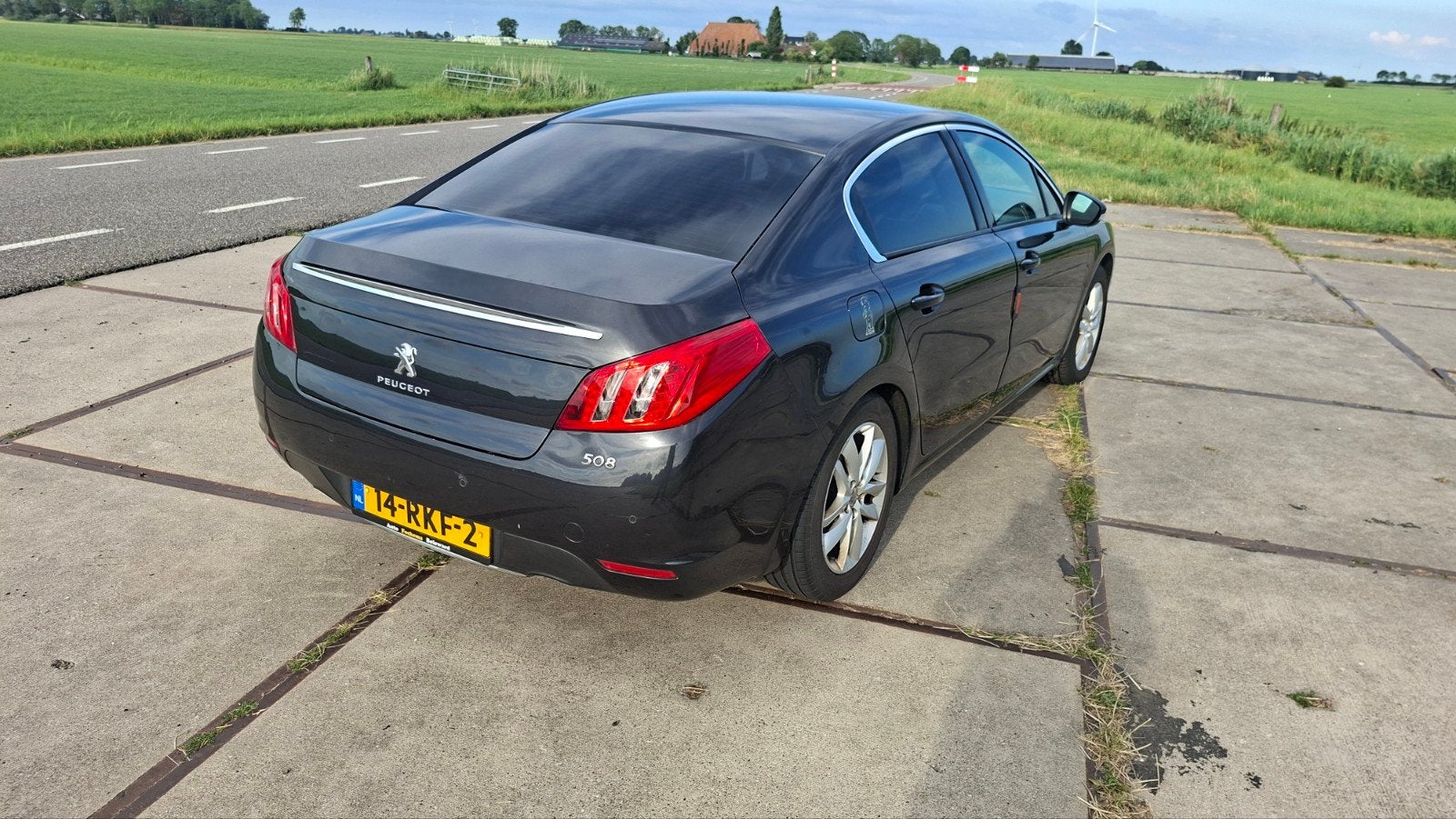 Peugeot 508 1.6 THP 115KW/156PK 2011 Grijs, Auto's, Voorwielaandrijving, Stof, Zwart, Xenon verlichting