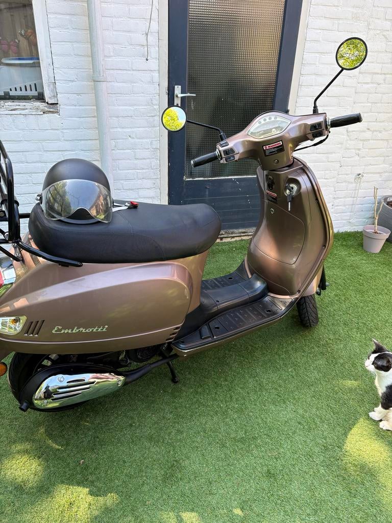 Embrotti Scooter - Zo goed als nieuw, Ophalen, Zo goed als nieuw, Benzine, Overige merken