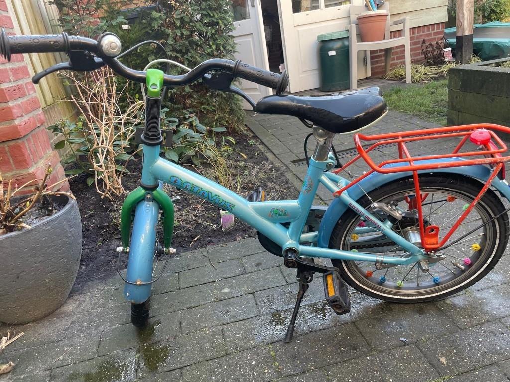 Jongensfiets 16 inch, Ophalen, Terugtraprem, Gebruikt, Batavus