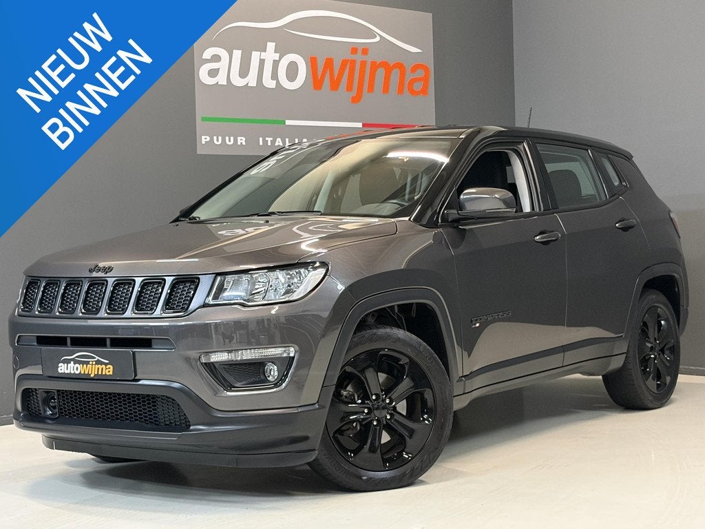 Jeep Compass 1.4 Turbo MultiAir 140pk Night Eagle Carplay, A, Voorwielaandrijving, Stof, Gebruikt, 4 cilinders