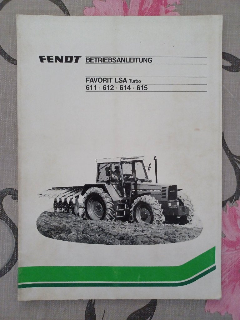Bedieningshandleiding Fendt Favorit LSA 611, 612, 614 en 615, Ophalen of Verzenden, Gelezen, Tractor en Landbouw