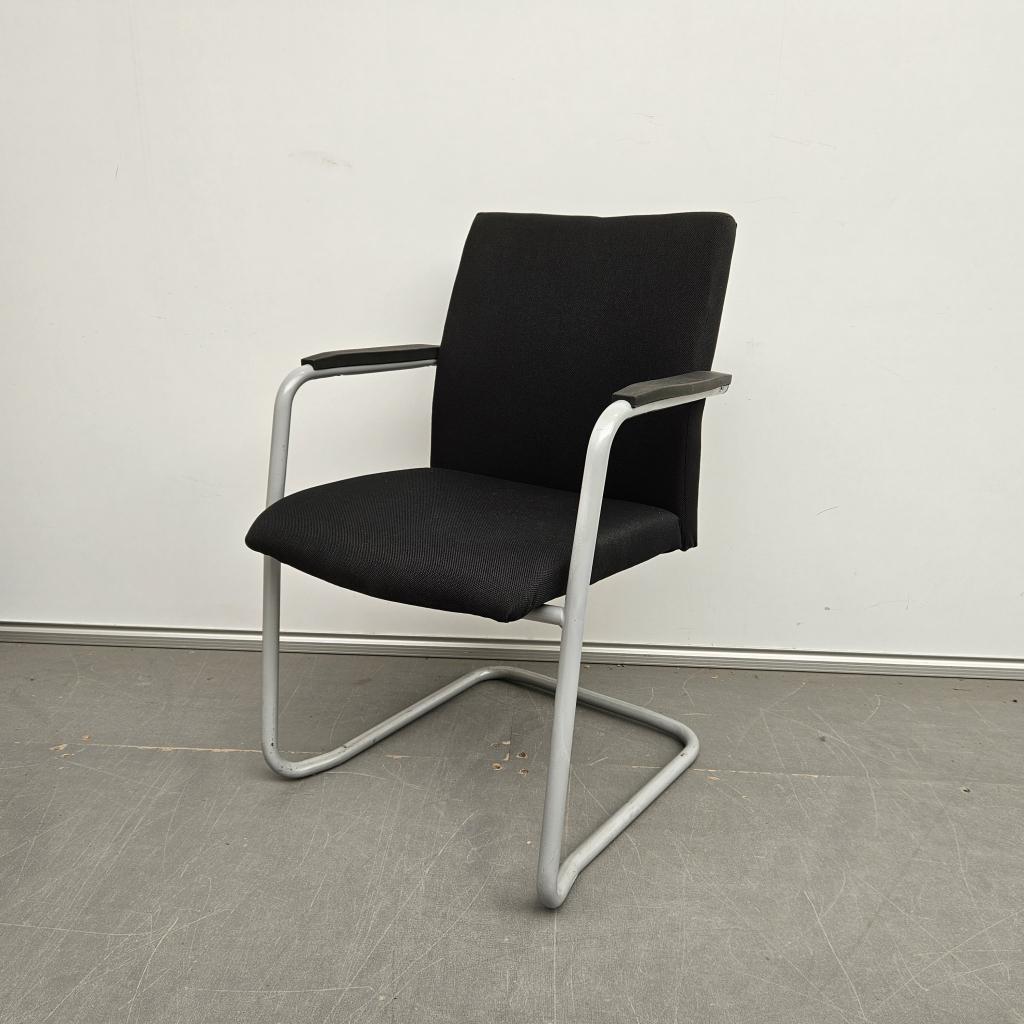 Lande vergaderstoel - nieuwe stof zwart, Huis en Inrichting, Stoelen, Gebruikt