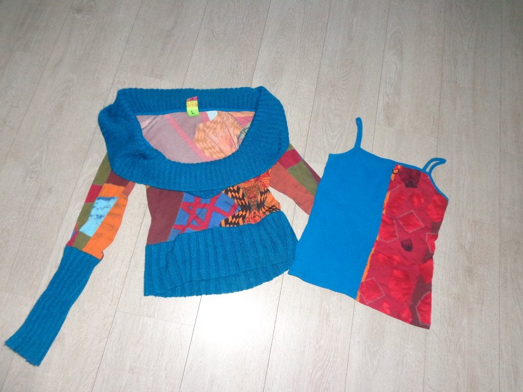 schitterende trui en top van Save the Queen, maat S, Ophalen of Verzenden, Gedragen, Maat 36 (S)