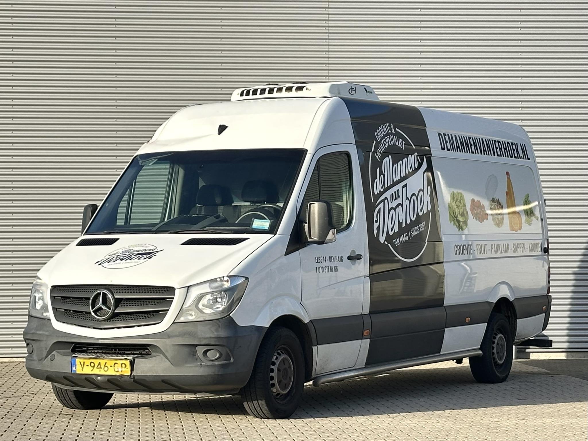 Mercedes-Benz Sprinter 316 2.2 CDI 432L L3H2 Koelwagen Autom, Auto diversen, Automaat, Overige carrosserieën, Wit, Mercedes-Benz