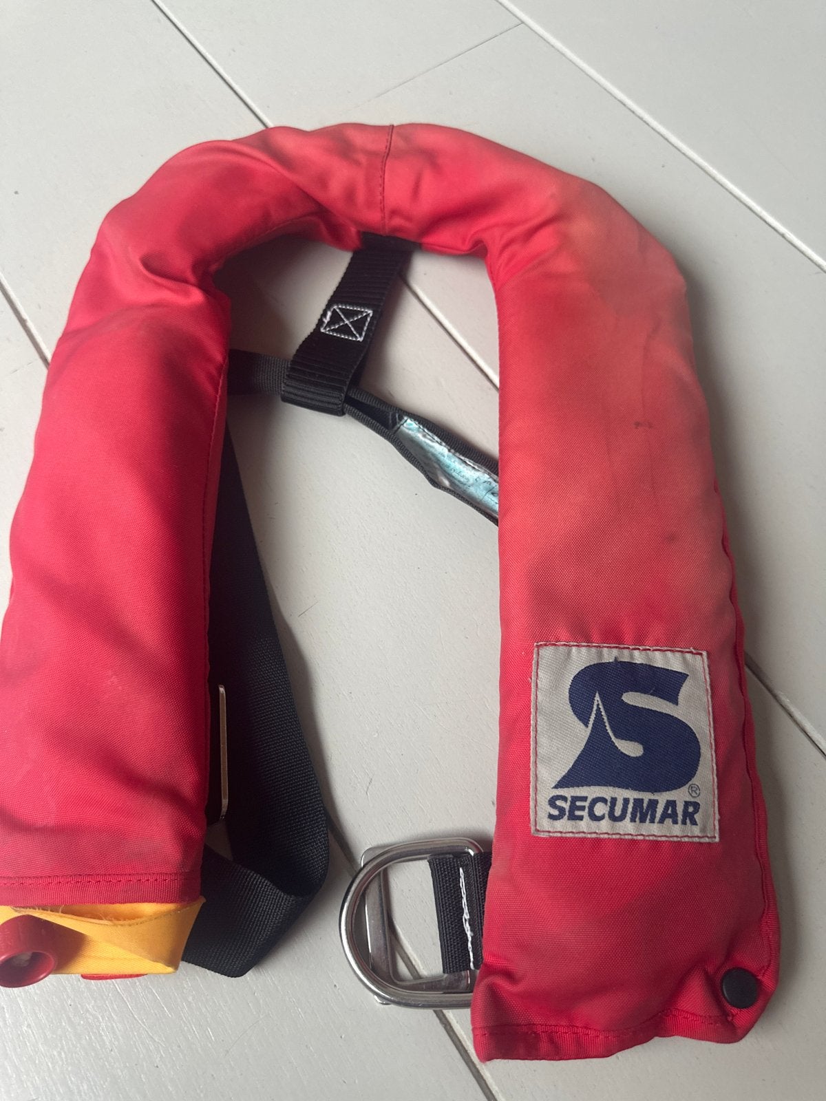 Secumar reddingsvest voor kind- Rood, Gebruikt 150n, Ophalen of Verzenden, Gebruikt, Kind, Reddingsvest of Zwemvest