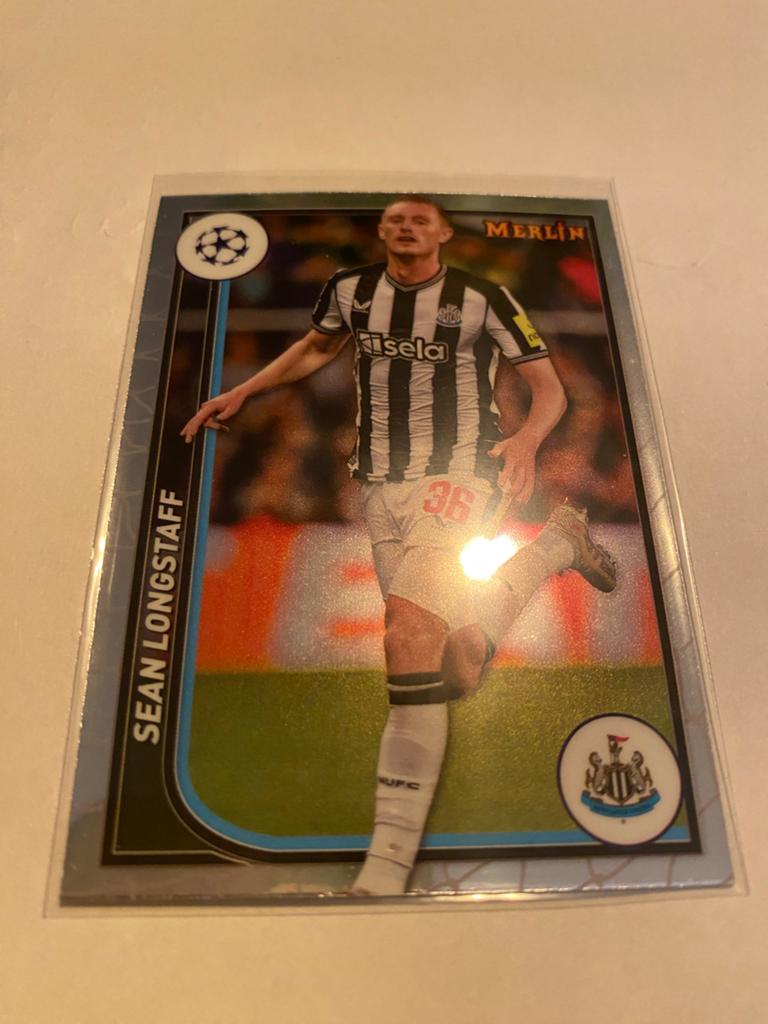 Sean Longstaff Topps Merlin Newcastle United #86, Ophalen of Verzenden, Zo goed als nieuw, Plaatje
