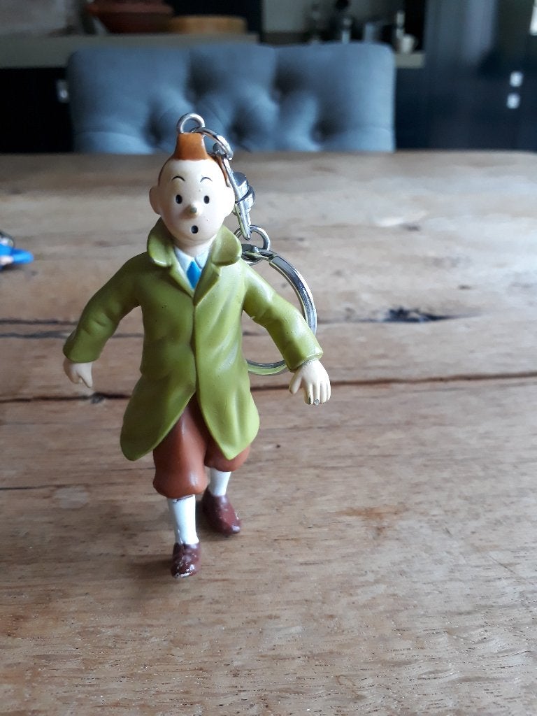Sleutelhanger Kuifje no 1., Verzamelen, Ophalen of Verzenden, Kuifje, Zo goed als nieuw, Beeldje of Figuurtje