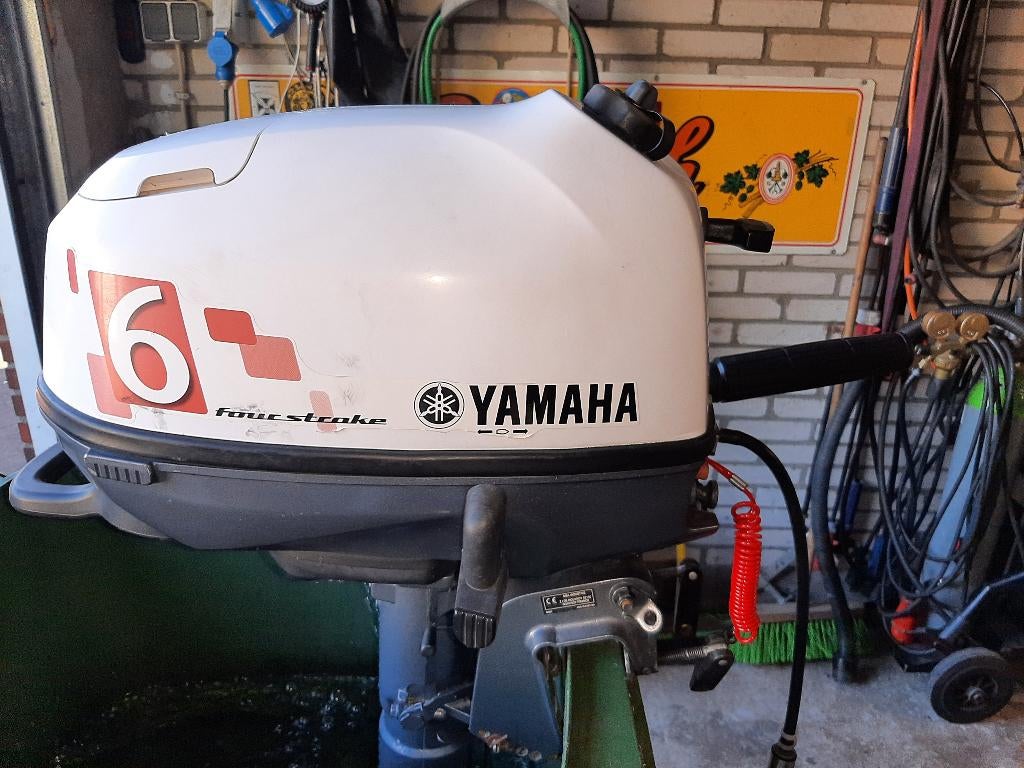 Yamaha 6pk 4takt als nieuw, Watersport en Boten, Ophalen, 5 tot 10 pk, Viertaktmotor, Zo goed als nieuw