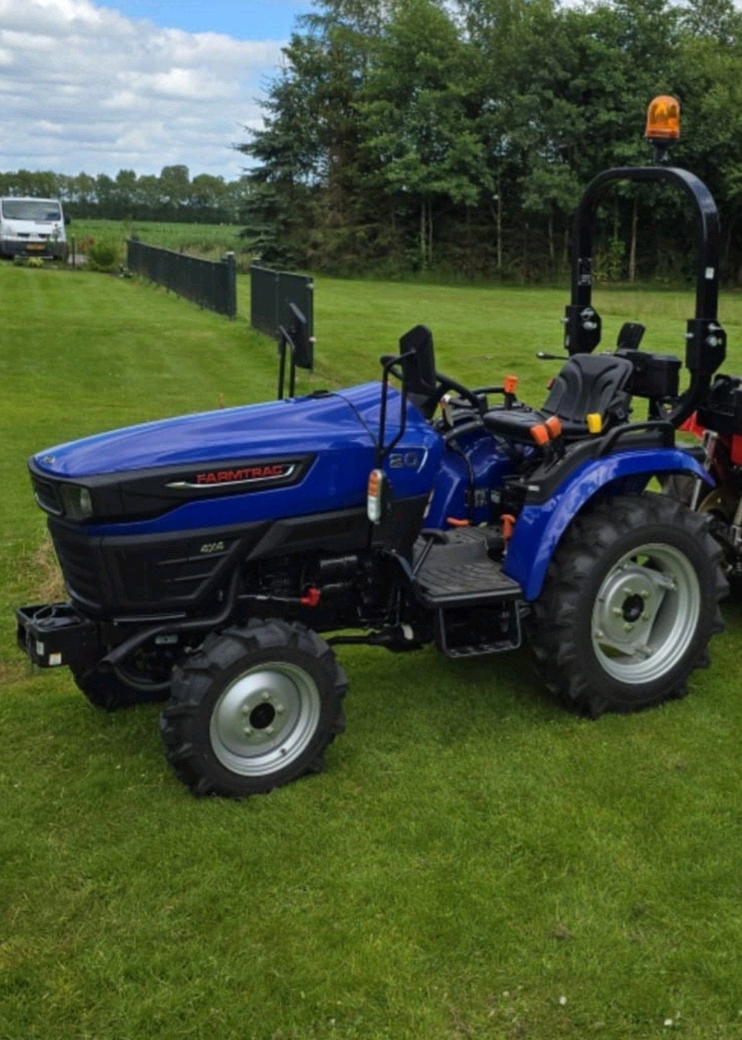 Farmtrac mini tractor diesel hef pto hydroliek 4x4, Ophalen, 120 cm of meer