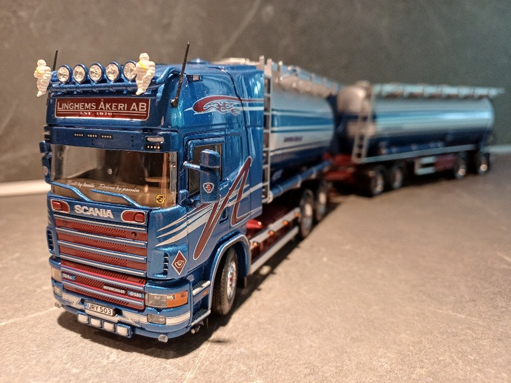 Tekno Scania Linghems nieuw., Ophalen of Verzenden, Nieuw, Bus of Vrachtwagen, Tekno