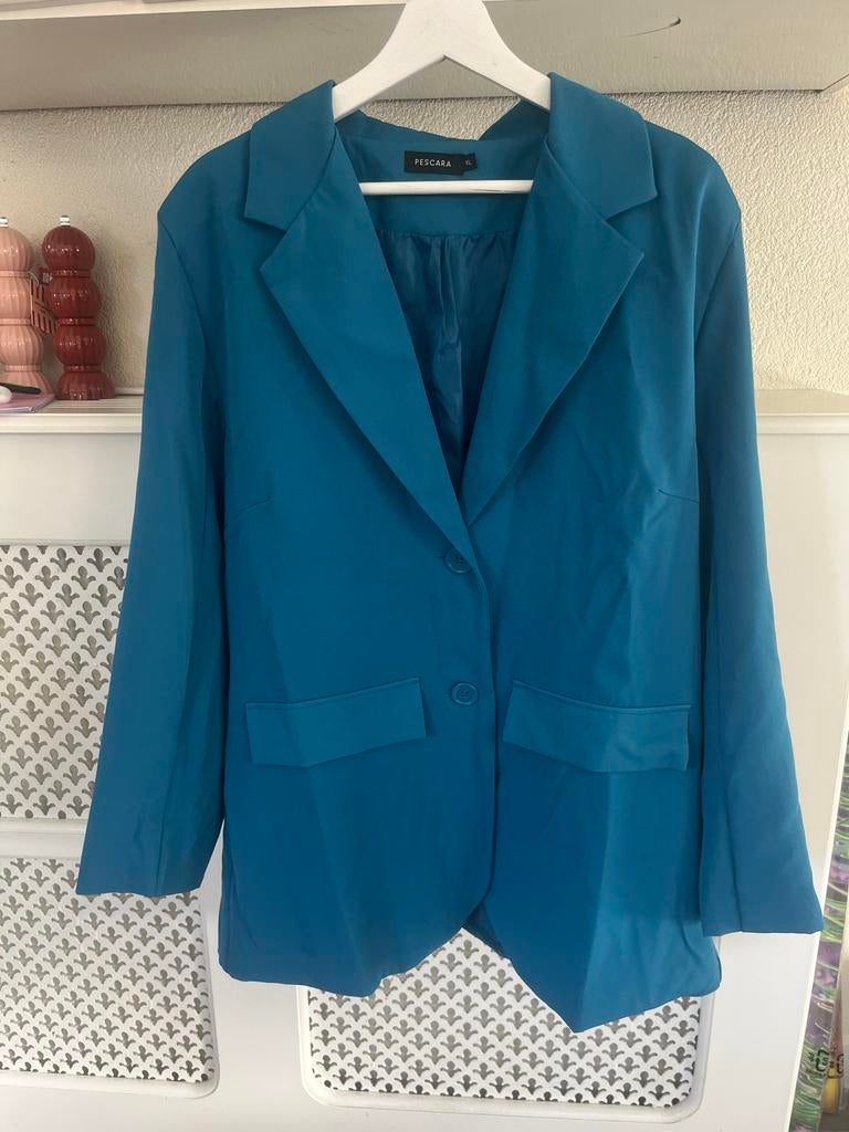 Pescara Blazer Blauw Maat XL - Zo goed als nieuw, Kleding | Dames, Jasjes, Kostuums en Pakken, Blauw, Maat 46/48 (XL) of groter