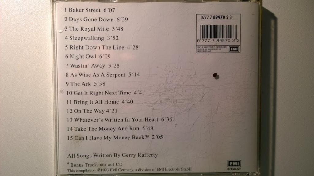 Gerry Rafferty - The Best Of Gerry Rafferty, Cd's en Dvd's, Cd's | Pop, Ophalen of Verzenden, Zo goed als nieuw