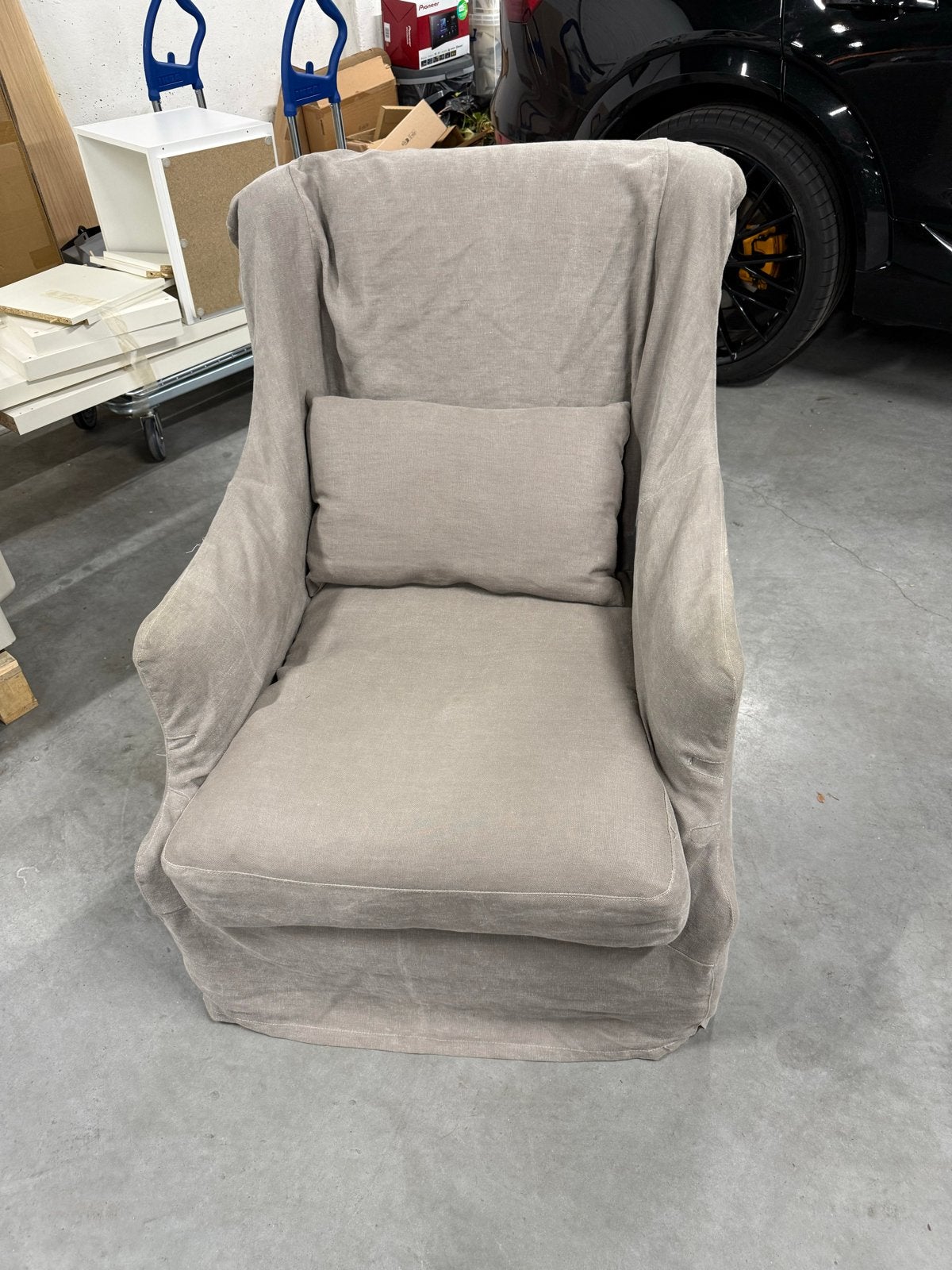 Prachtige fauteuil - Comfortabel en stijlvol, Ophalen, Gebruikt, Stof, 75 tot 100 cm