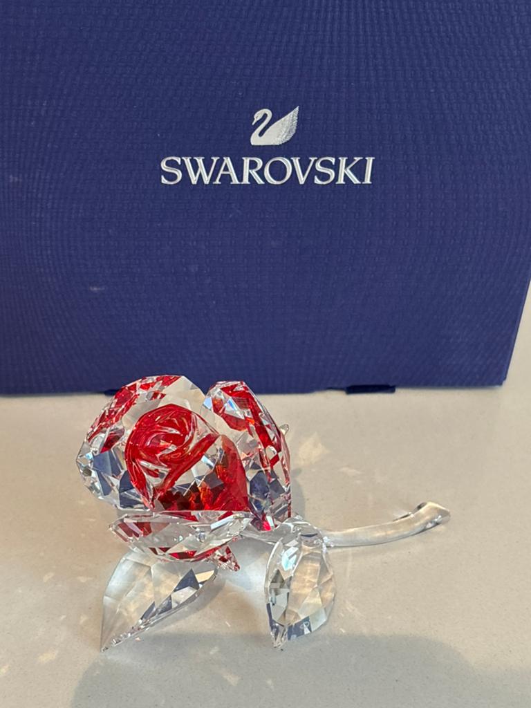 Swarovski roos, Ophalen of Verzenden, Zo goed als nieuw, Figuurtje