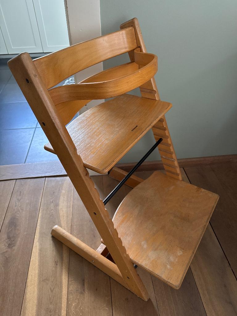 Stokke Tripp Trap, Ophalen, Gebruikt, Meegroeistoel, Gordel(s)