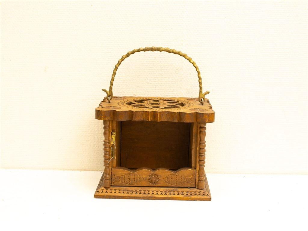 Houten voetenstoof 32609, Huis en Inrichting, Minder dan 50 cm, Gebruikt, 125 cm of meer, Ophalen of Verzenden