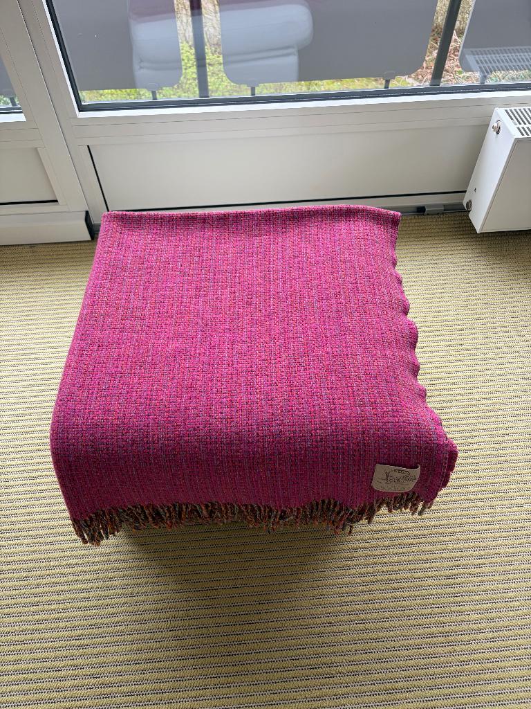 Merino wollen plaid, Ophalen of Verzenden, Zo goed als nieuw