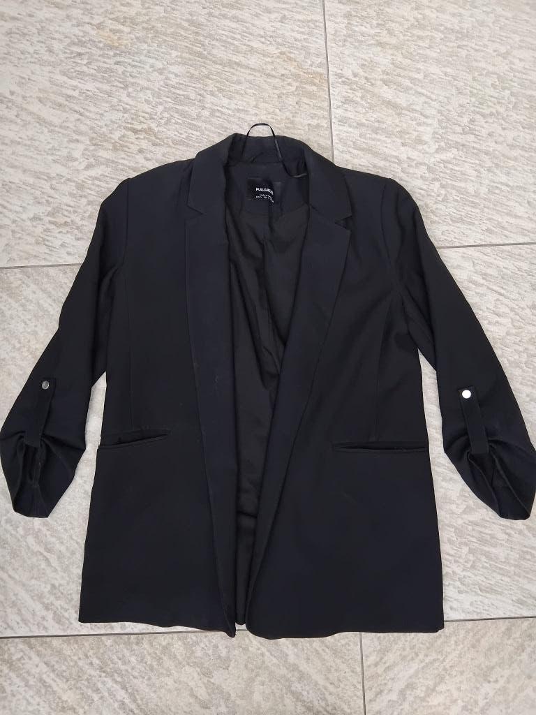 Pull & Bear colbert jasje zwart blazer jas maat L, Zwart, Maat 42/44 (L), Ophalen of Verzenden, Zo goed als nieuw
