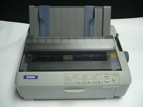 Epson LQ-590 P363A Dot Matrix Impact Printer 24-Pins, Niet ingevuld, Gebruikt, Matrix-printer, Printer
