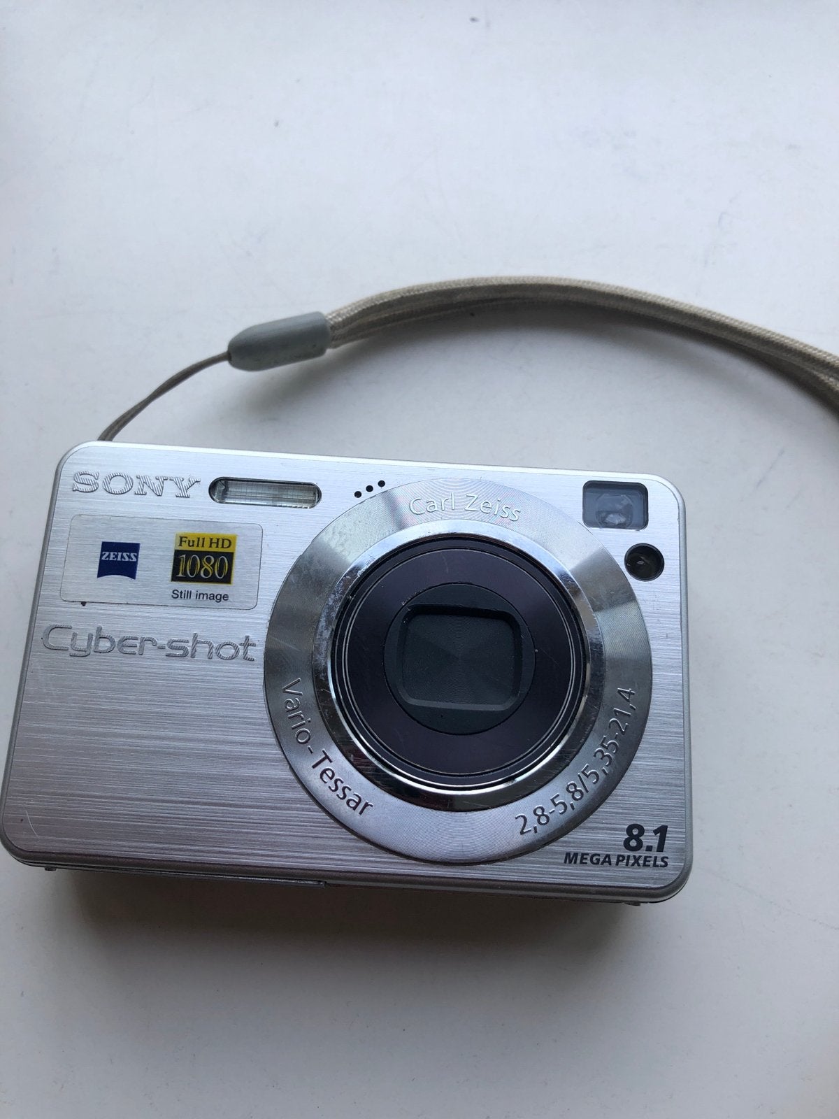 Sony Cyber-shot DSC-W130 Compactcamera - Zilver, Gebruikt, Beeldstabilisatie, Ophalen of Verzenden, Compactcamera