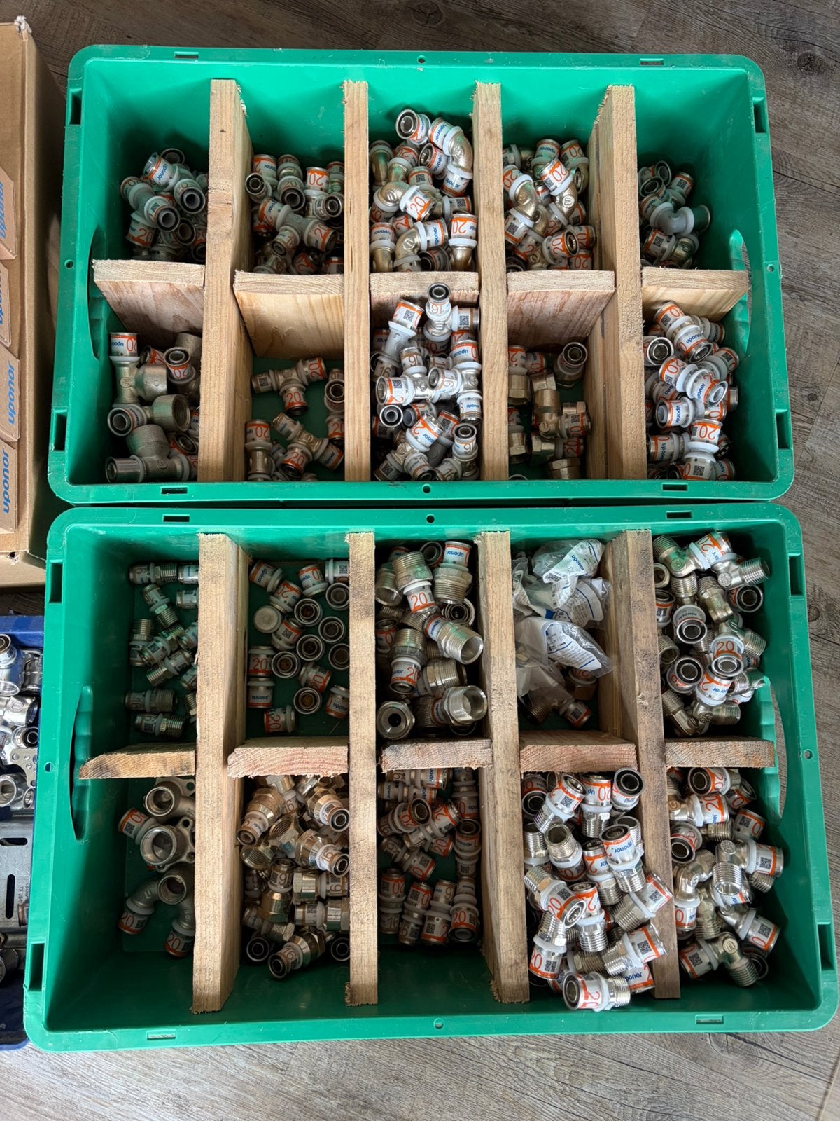 Heel veel uponor koppelingen, Doe-het-zelf en Verbouw, Buizen en Afvoer, Overige materialen, Overige typen, Zo goed als nieuw