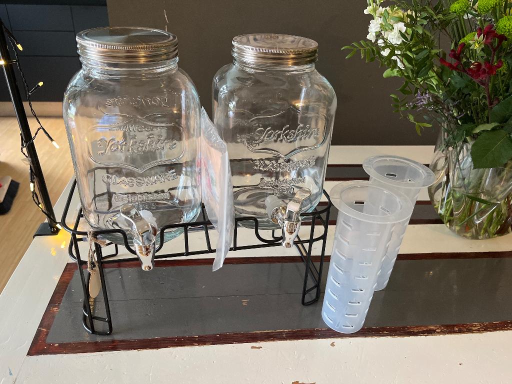 Drank dispenser, Overige typen, Ophalen, Zo goed als nieuw, Glas