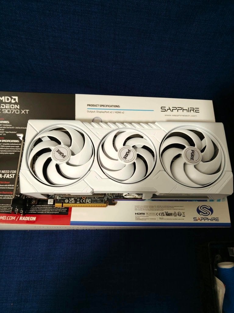 Sapphire Pure Radeon RX 9070 XT, Computers en Software, Ophalen, AMD, GDDR6, PCI-Express 4