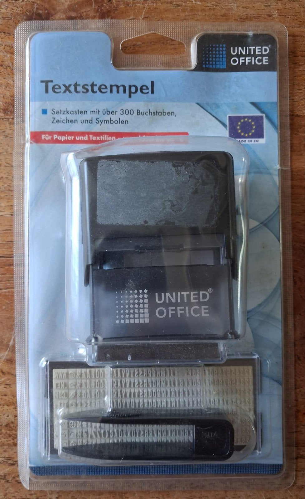 Textstempel set - United Office - Nieuw in verpakking, Ophalen of Verzenden, Nieuw
