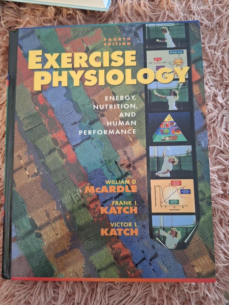 Exercise Physiology, Boeken, Studieboeken en Cursussen, Gelezen, William D. McArdle, Frank I. Katch, Victor L. Katch, Beta, HBO