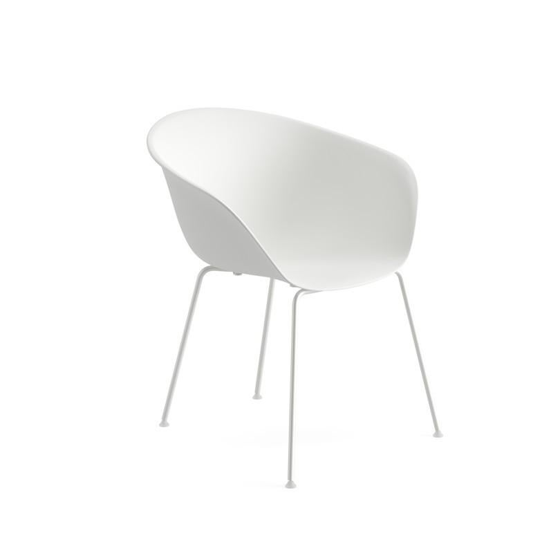 Arper Duna 02 stoel - 7 stuks beschikbaar - chroom poten, Ophalen, Vijf, Zes of meer stoelen