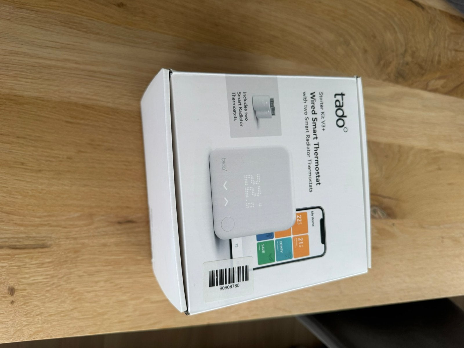Tado V3+ starter kit (incl. 2 radiatorthermostaten), Doe-het-zelf en Verbouw, Thermostaten, Ophalen of Verzenden, Slimme thermostaat