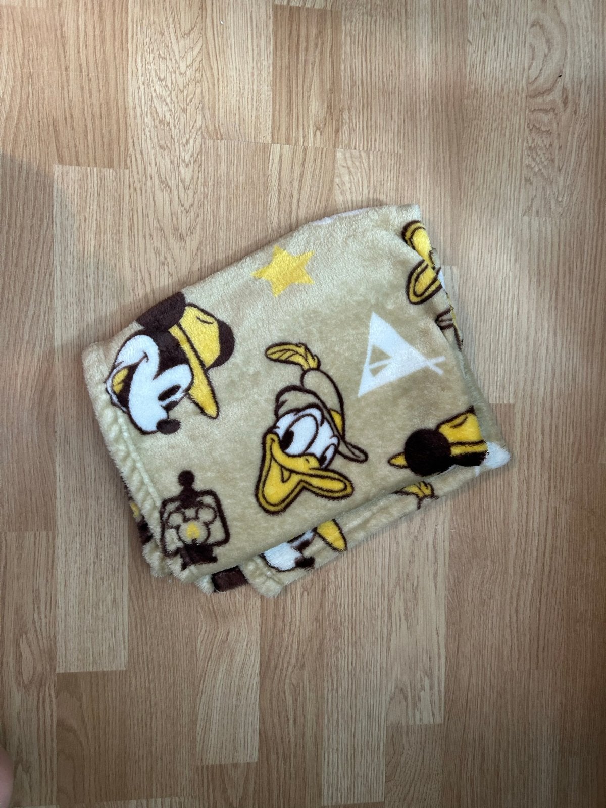 Disney Mickey & Donald Deken - Zo goed als nieuw, Zo goed als nieuw, Beige, Deken, Overige merken