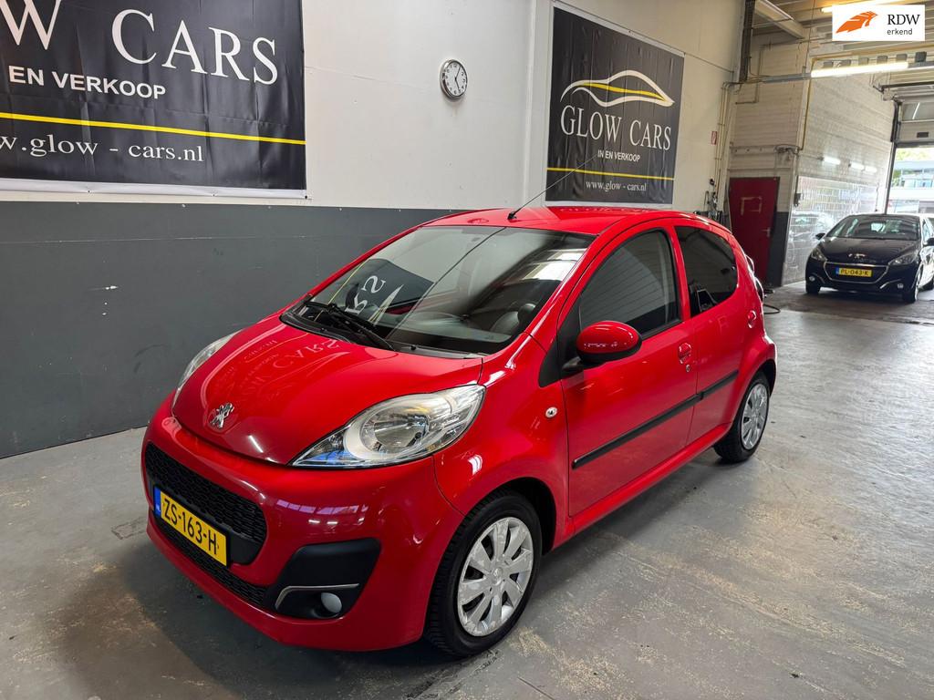Peugeot 107 1.0 Active AUT|AIRCO|ELEK.RAMEN|APK|, Euro 5, Gebruikt, Zwart, 4 stoelen