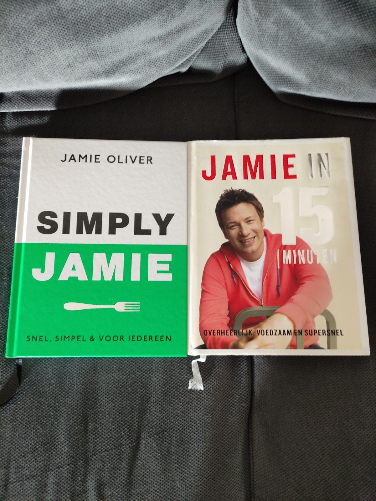 Kookboek simply Jamie en Jamie in 15 minuten kookboeken, Boeken, Kookboeken, Hoofdgerechten, Gezond koken, Nieuw, Ophalen of Verzenden