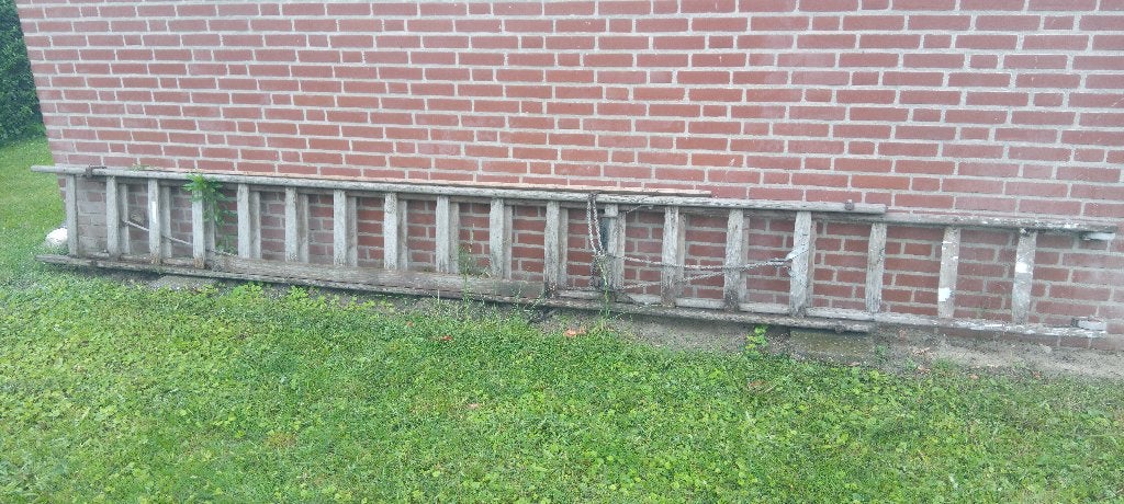 houten opsteekladder, Ophalen, Gebruikt, Ladder, 2 tot 4 meter