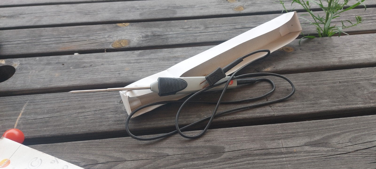 Testo temperatuurmeter met kabel, Doe-het-zelf en Verbouw, Meetapparatuur, Gebruikt, Temperatuur, Ophalen of Verzenden