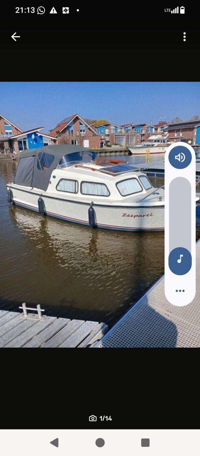 Waterland 700 Motorboot - Volvo Penta Diesel, Watersport en Boten, Gebruikt, Binnenboordmotor, Diesel, Kruiser
